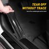 Carbon Fiber Car Door Plate Protector Sill Scuff Anti Scratch Cover Sticker 3M