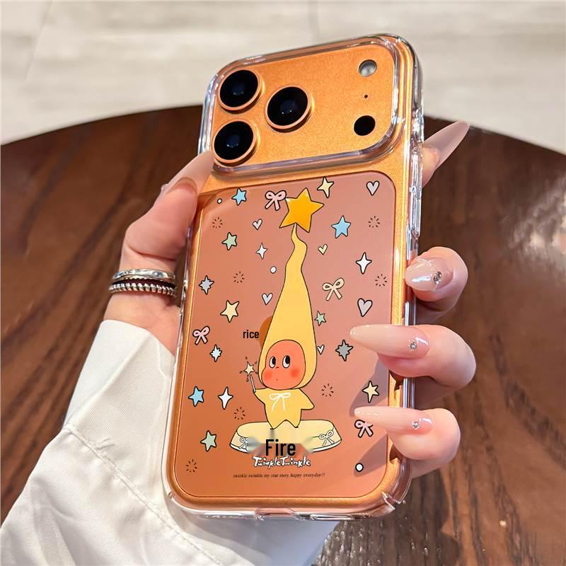 Colorful Star Patterned Case for Apple iPhone 17 Pro Max – Cute, High-End Feel