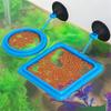 Akcesoria do karmienia ryb Plastikowy pierścień wypornościowy do akwarium Pływający podajnik do karmy Kwadratowy/Okrągły pierścień do karmienia Mini narzędzia do akwarium