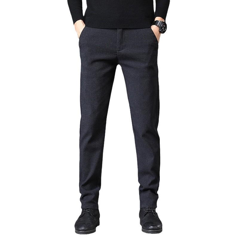 Men's casual pants autumn and winter new fashion Korean version trousers versatile slim straight pants men