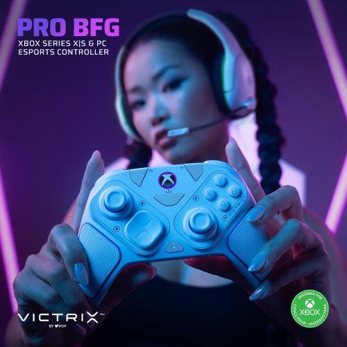 [PDP oficiálně licencovaného produktu pro Xbox] Bezdrátový herní ovladač Victrix Pro BFG pro Xbox Series X|S a PC, ovladač Victrix Pro Xbox Series X|S a