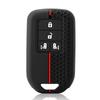 Silicone Car Remote Key Case Cover Shell Fob for Honda Vezel City Civic Jazz BRV BR-V HRV Protector Car Accessories