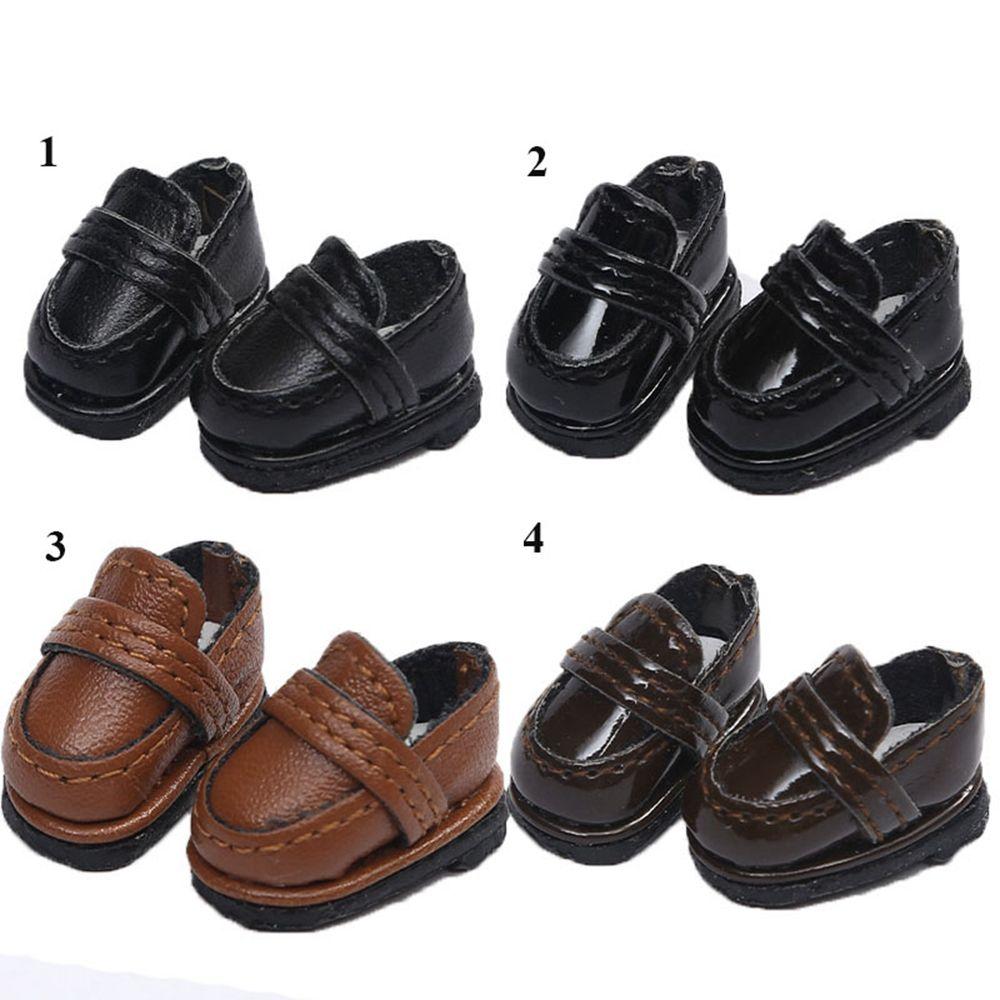 4 Colors Handmade Cute Doll Boots New Casual Cowhide Dolls Shoes Leather Shoes