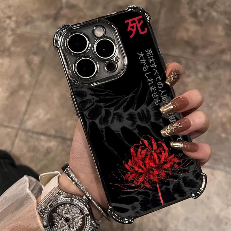

New Cool T-Tokyo Ghoul Anime Plating Phone Case For Samsung S26 S25 S24 S23 S22 S21 S20 FE Note20 Edge Plus Ultra 4G 5G Anti Samsung S25 5G