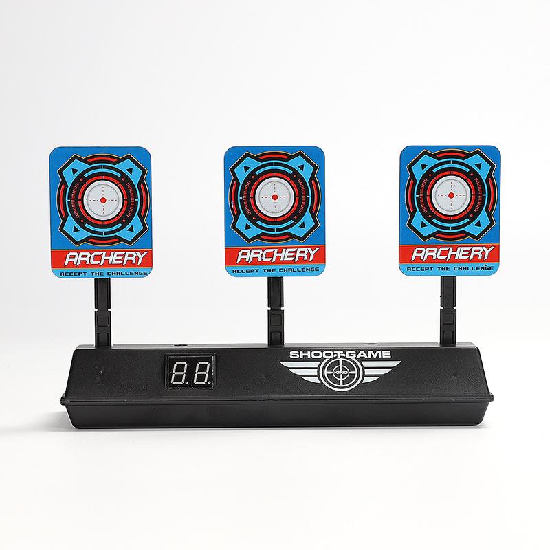 

Електрична мішень для стрільби з автоматичним скиданням результатів з 4-розрядним дисплеєм