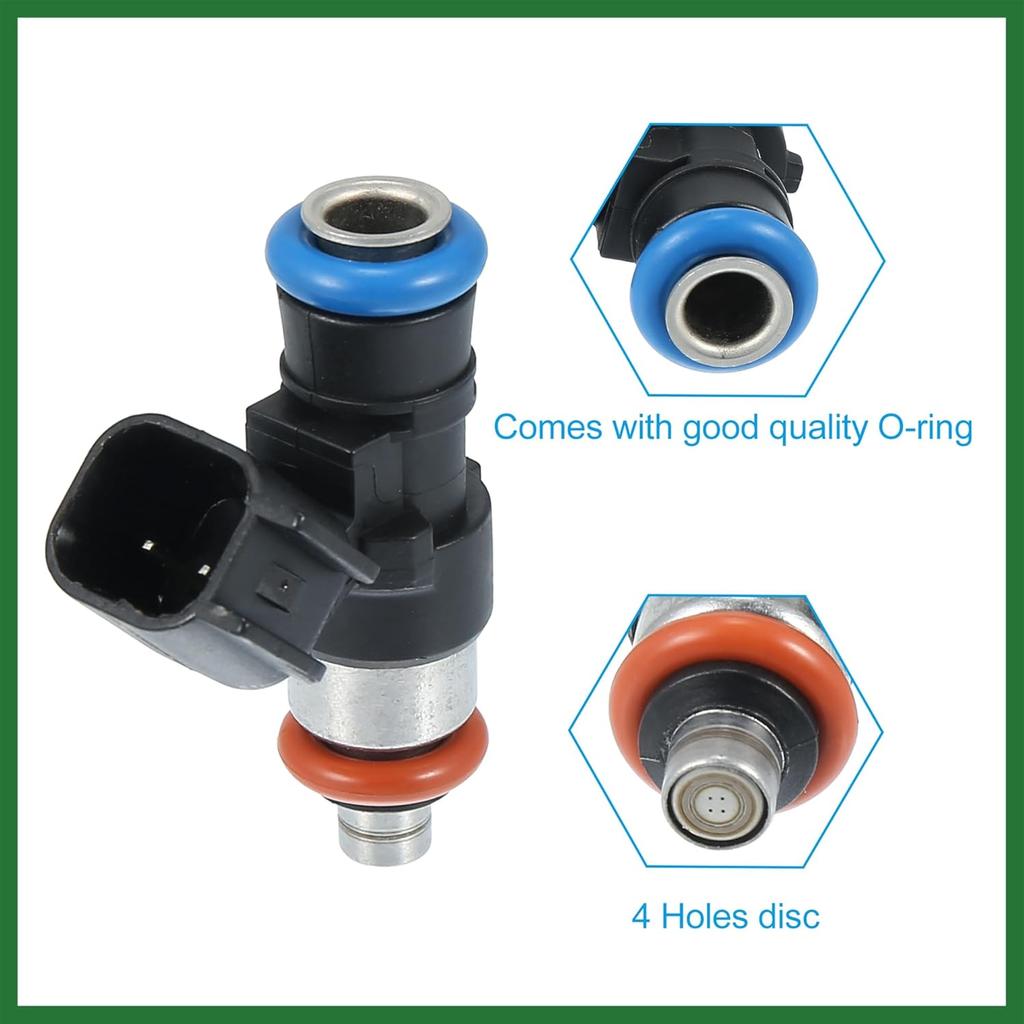 Motoforti 0280158091 Fuel Injector Fits for Ford Edge Flex Fusion Taurus x for Lincoln MKS MKT MKX MKZ Edge for Mazda for Mercury ZZJ113250A