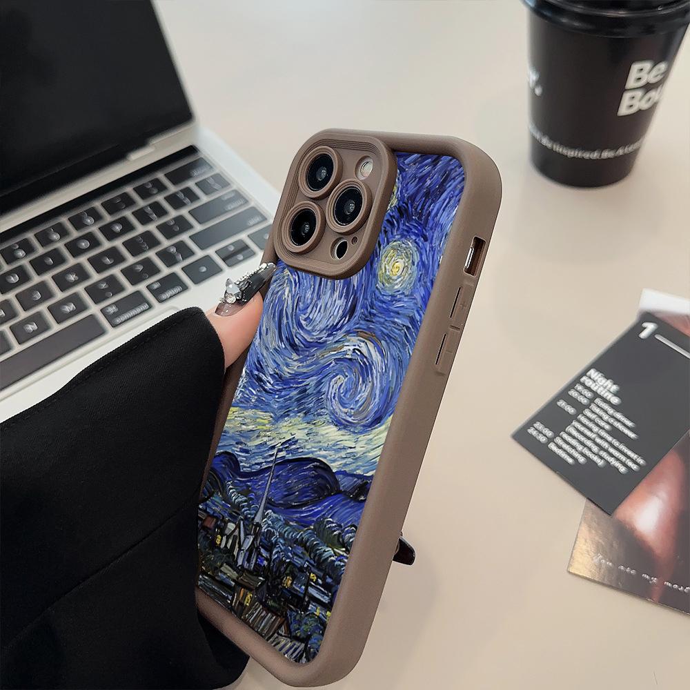Vincent Van Gogh's The Starry Night Print Case For Samsung Galaxy A56 A55 5G A54 A53 A35 A33 S25 S24 Ultra S23 FE S22 Plus Cover