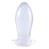 Orirya Anal Plug Anal Development Soft TPE Transparent Egg Shape Anal Goods Anal Stopper for Women Adult Goods for Men Anal Plug SM Goods Anal Plug