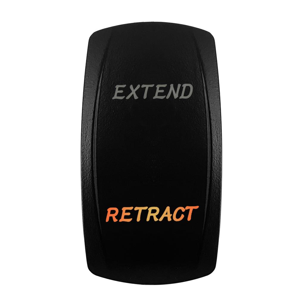 12V-24V Orange Led Rocker Switch Waterproof 20A Amber Light SPST DPDT Toggle Key for Car Boat ATV Camper Motorhome Auto Machine Switches4