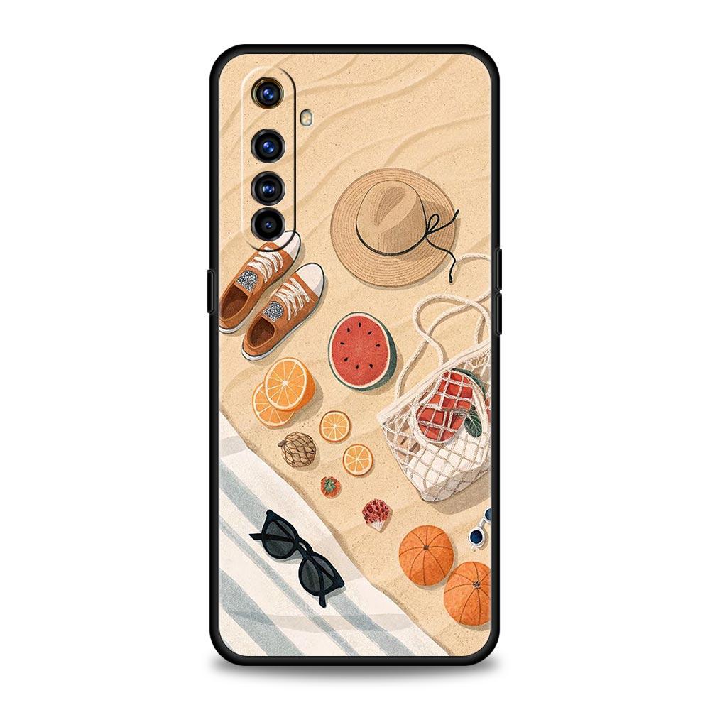 Summer Beach Case For Realme C67 C63 C55 C53 C35 C25 C21 GT 2 3 5 6 10 11 12 13 Pro Plus 5G Soft TPU Phone Cover Fundas Capa Bag