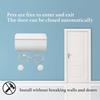 Pet Door Stopper Adjustable Door Strap Pet Gates Cat Door Free Access for Cats Dogs