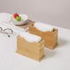 1PC Simple Wooden Tissue Box Cafe TableTop Tissue Holder Western Restaurant Napkin Paper Boxes Home Decoration