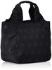 Tote Nylon Leather Tote 1S Black [Tora] Dot/Cow Women's 11714-BK