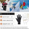 Winter Motorcycle Gloves for Men Women Touchscreen Waterproof Thermal Snow Gloves Bike Ski Gloves for Cycling Hiking Outdoor