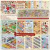 Miniature Diorama Sticker Set: 20 Styles of Transparent Cartoon Stickers for DIY Collage and Children's Crafts.