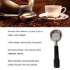 58mm Portafilter Bottenlös Rostfritt Stål 2 Öron Bekvämt Grepp Kaffemaskin Tillbehör för GAGGIA BABY EVOL UTION