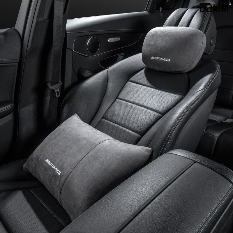Oreiller de voyage pour voiture pour BYD Song Plus, Qin Plus, Tang et Han: Convient pour l'appuie-tête et le dossier