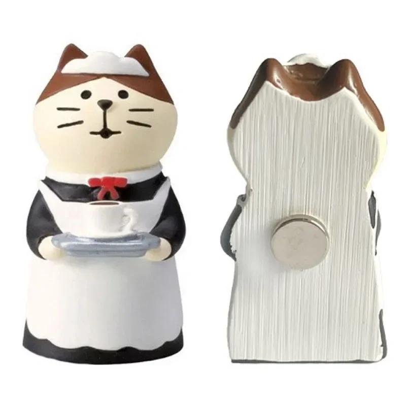 Resin Cute Cartoon Cat Fridge Magnetic Sticker Kawaii Zakka 3D Refrigerator Magnet Magnets Home Decoration Creative BirthdayGift