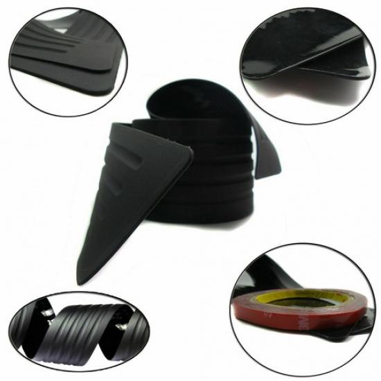 Parts Accessories Rubber Car Rear Bumper Protector Trim Strip Trunk Sill Guard
