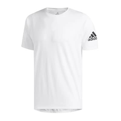 Sport Ultimate Solid Color Comfortable Crew Neck Straight Cut Short Sleeve T-Shirt Men Tops White DU1435