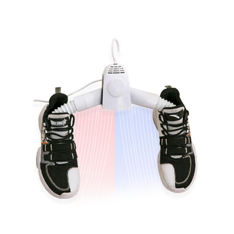 220V Smart Portable Electric Clothes Dryer Double Mode Clothes/Shoe Drying Hanger for Travel and Household