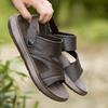 Sommer Nye strandsko for menn Sandaler Sandaler Tøfler Utendørs Two Wear Sklisikker myk bunn Myk overflate Fritid Bærbar Mote Herre tøfler