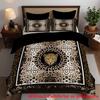 American Leopard Print 3D High Definition Digital Printing Quilt Set Three-Piece Set Soft And Comfortable Bedding