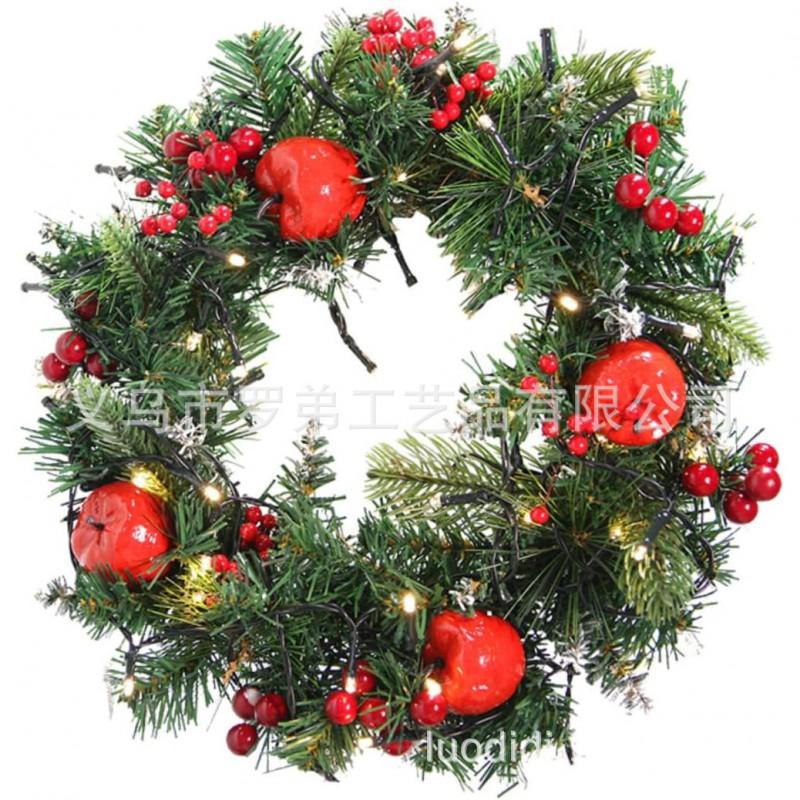 Christmas Wreath Door Hanging Decor Home Mall Window Party Festive Simulation Ornament