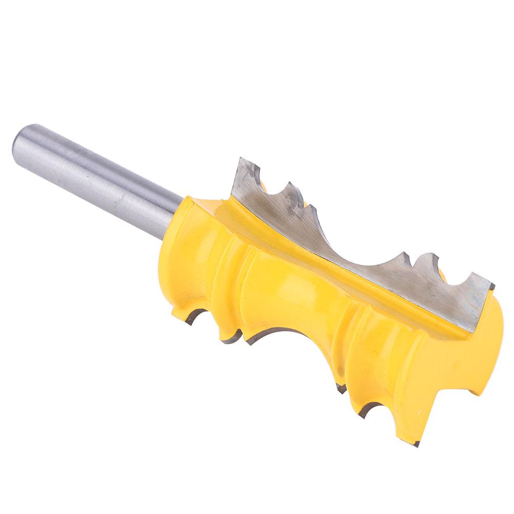Elaborate Chair Rail Molding Router Bit 8mm Shank Woodworking Milling Cutter