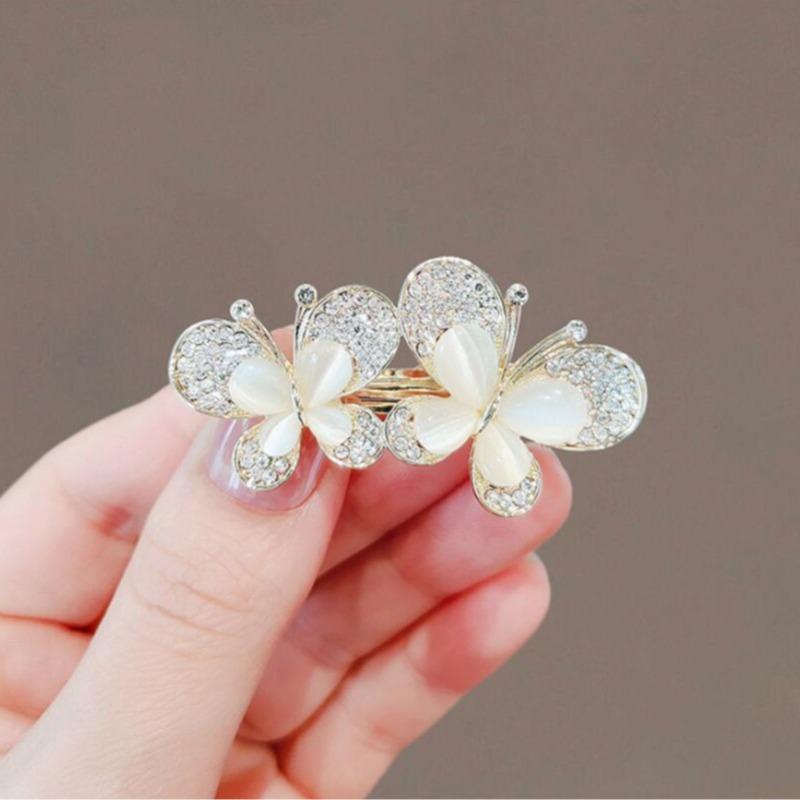 Rhinestone Brooches for Women Opal Trendy Elegant Butterfly Brooch Pins Jewelry Party Wedding Gifts