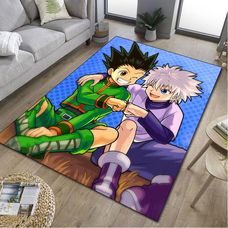Hunter x Hunter Print Rug - Computer Chair Area Rug home decoration Carpet For Living Room Bedroom Flooring Mat