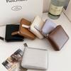 Wallets PU Zipper Wallet Korean Style Card Holder Casual Solid Color Coin Purse  Student