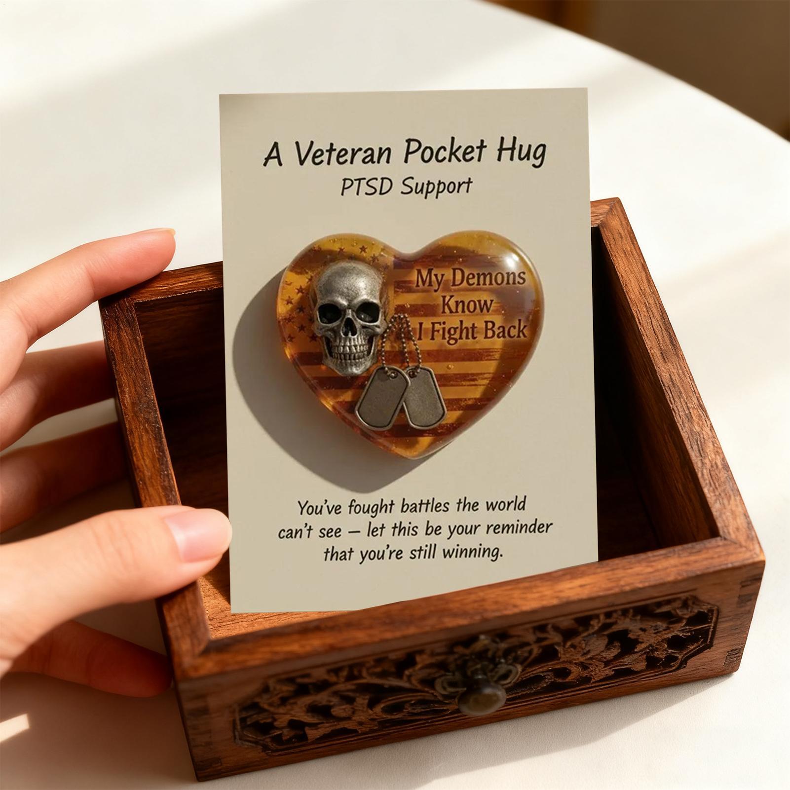 Cute Little Heart Pocket Hugs Heart Skull Pocket Hugs With Encouragement Card Special Birthday Wedding Party Valentine s China Mainland