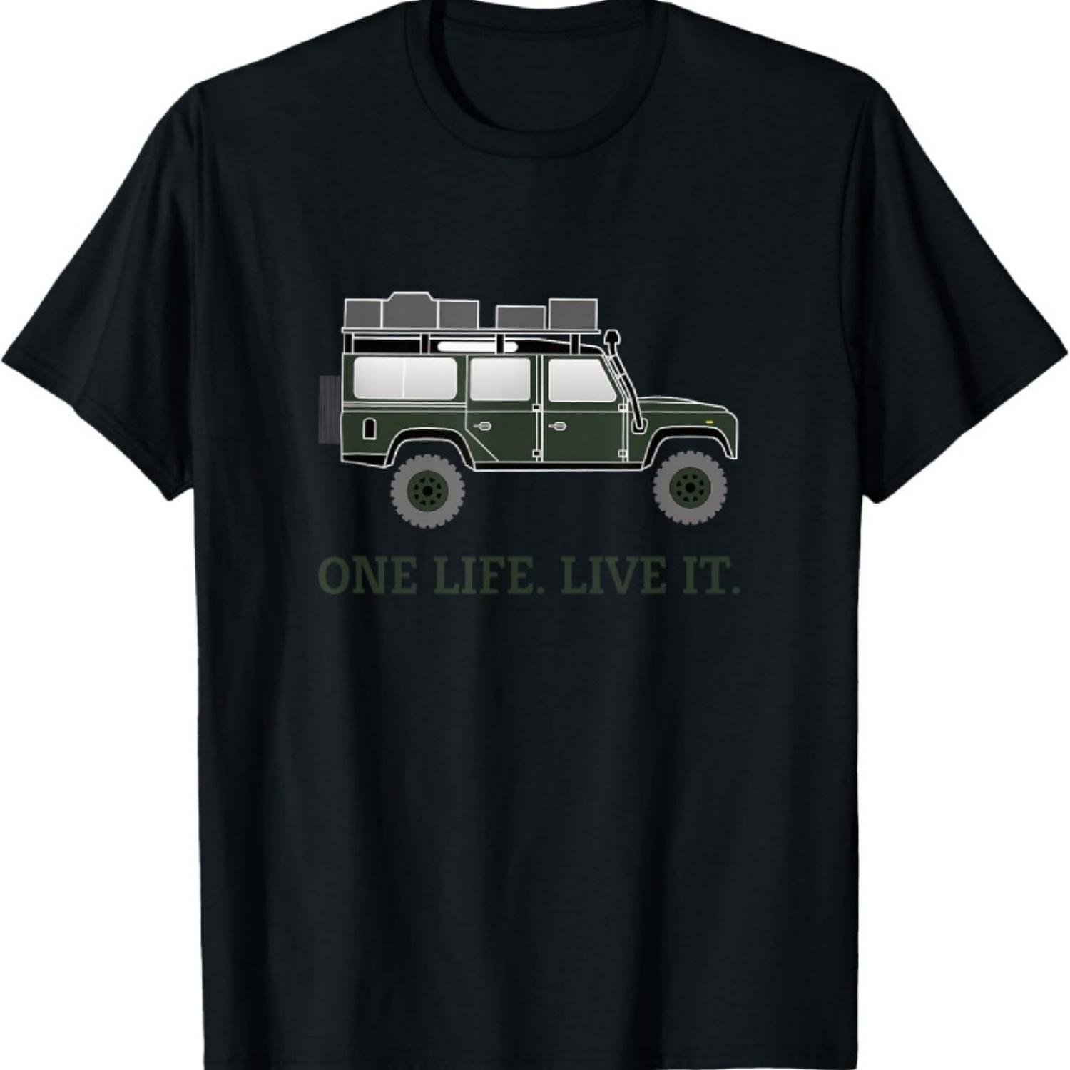 

Defender Roof Tent Offroad 4x4 Travel Vehicle T-Shirt XXXXXL чорний