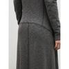 Anggae Gabrielle Melange Long Dress Gray