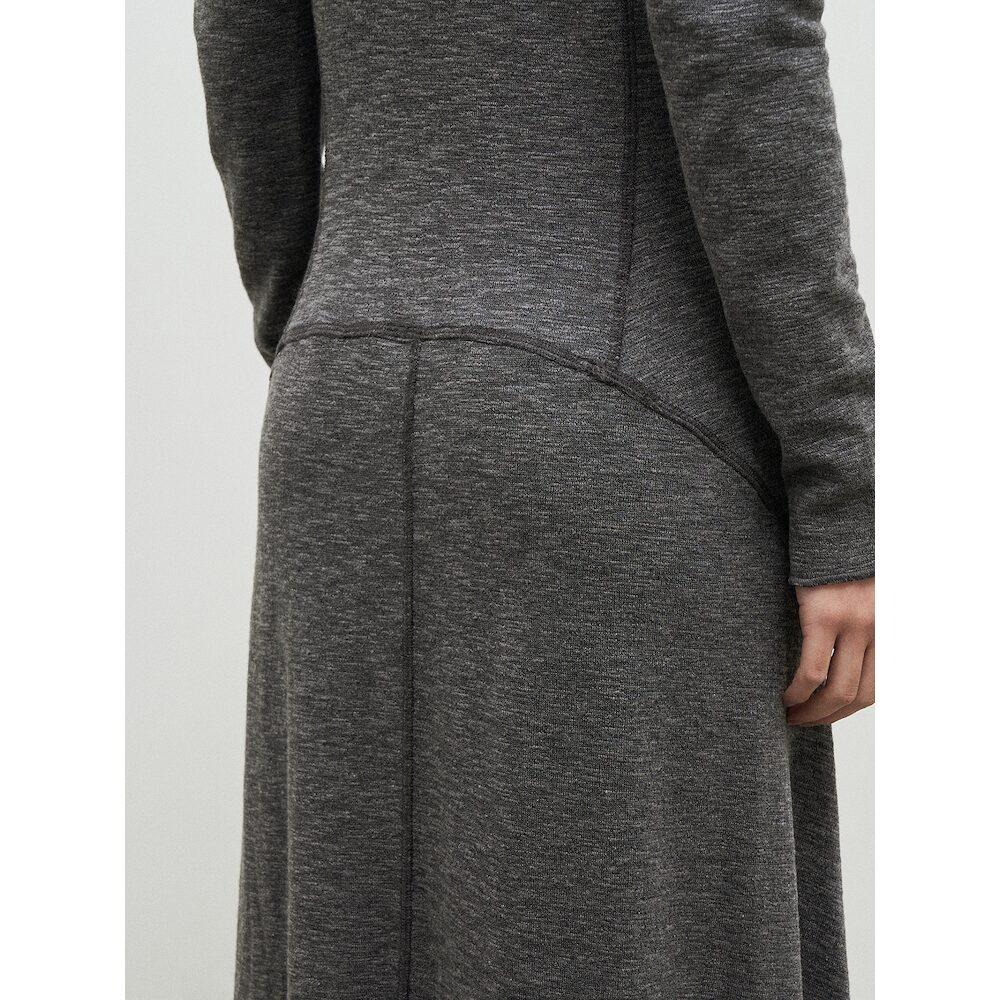 Anggae Gabrielle Melange Long Dress Gray