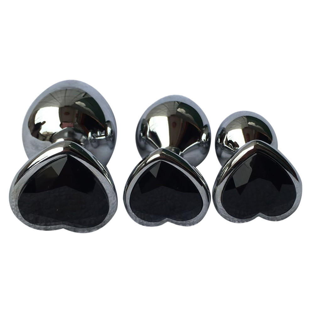  Crystal  Colour Metal Backyard Stainless Steel Plug Anal Hitch