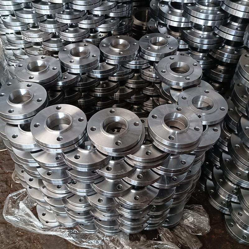Carbon Steel Neck Plate Flange for Butt Welding, Slip-on, Forged Large Diameter Disc