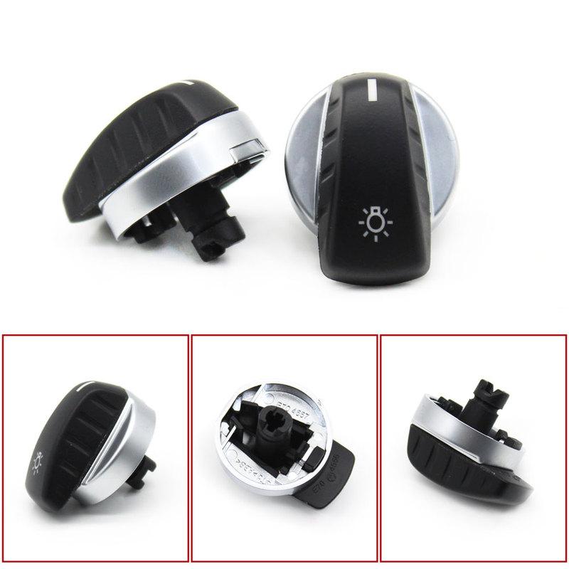 Car Headlamp Switch Rotary Knob Button Cap For BMW 5 Series E60 X5 X6 E70 E71 E72 2007 2008 2009 2010 61319134725 61319134730