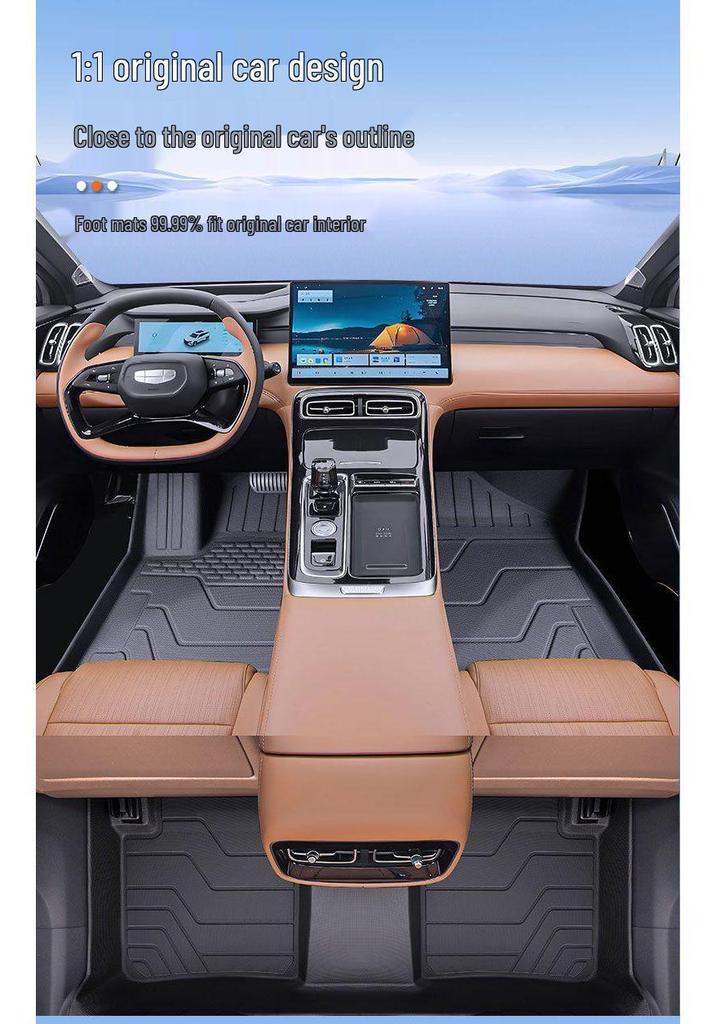 Geely Boyue L TPE Floor Mats - Premium Full Coverage Carpet