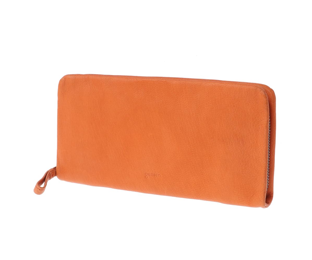 

Long Wallet Goat Basic Round Long Wallet Brick [Genten] Women s 44360-51