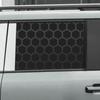 Universal 75X50cm Hexagon Geometric Mesh Pattern Vinyl Sticker For Window Car Accessories Self-Adhesive Side Window Sun Shade