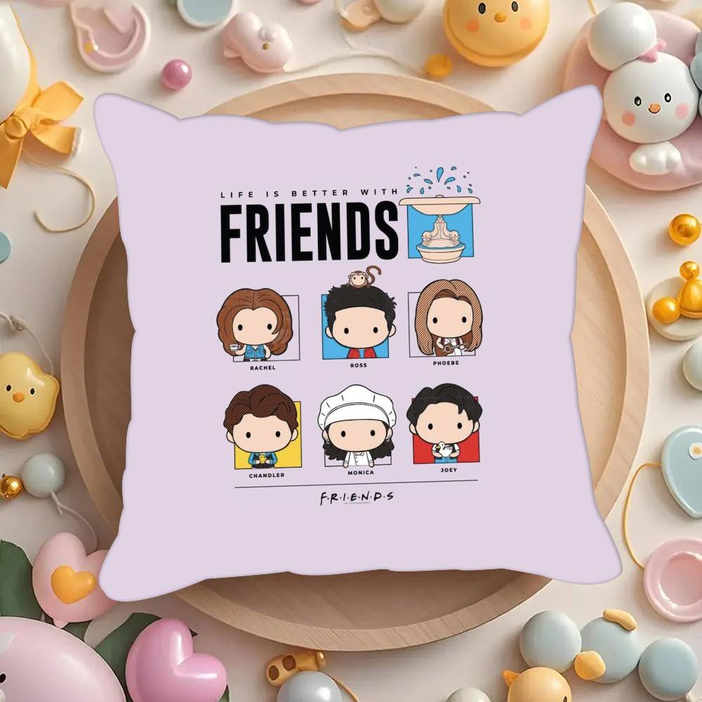 Classic TV Shows Friends-Famous cartoon  Pillowcases cushion covers living room sofas home decor gifts