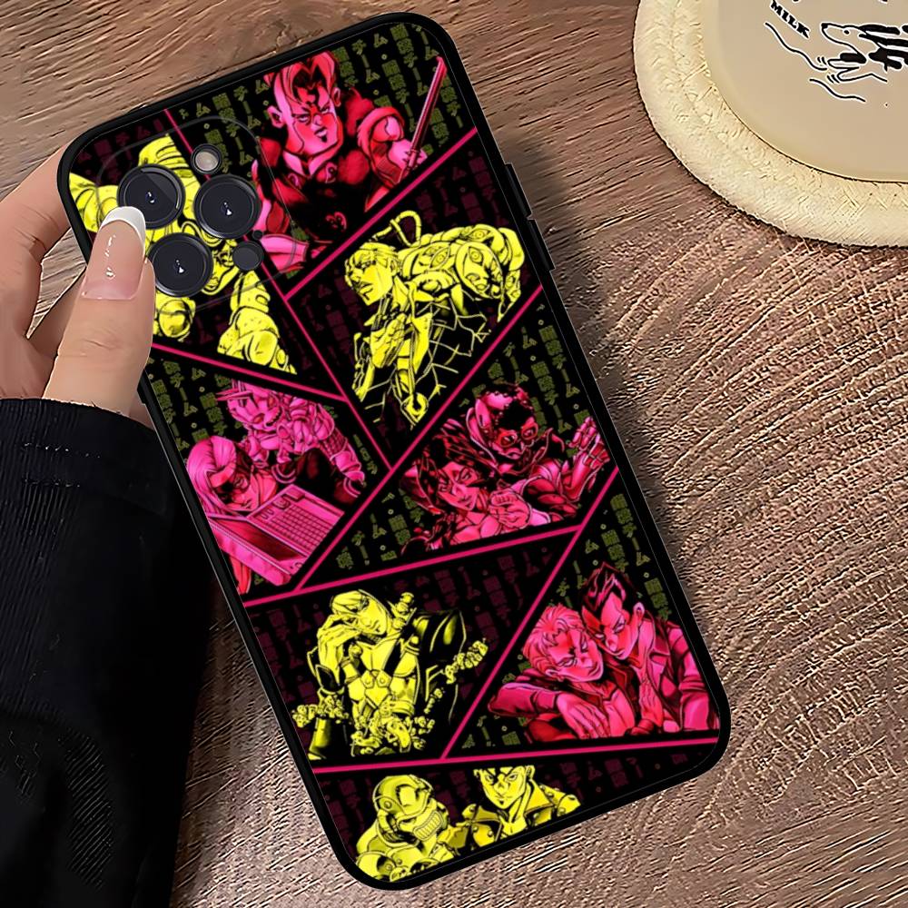 

Чехол для телефона Anime J-JoJo Classic B-Bizarre A-Adventure для iPhone 17 16 15 16e 14 13 12 11 Pro Max Plus Чехол Обложка Coque iPhone 12 pro
