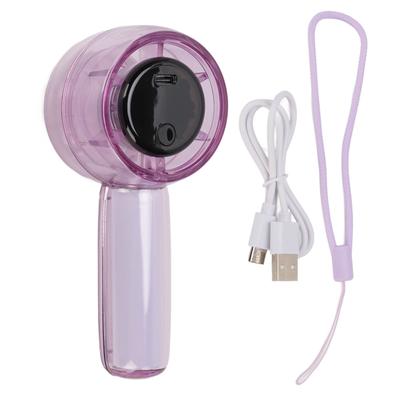 Handlicher Turbo-Ventilator 5 Geschwindigkeiten Stufenlos Einstellbar Wiederaufladbar Tragbar Kleiner Handventilator mit