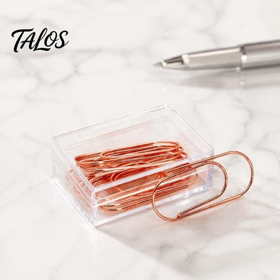 School Supplies for Organization 10PCS Rose Gold Metal Paper Clips, Decorative Cartoon Shape Cute Bookmarks Bookmarks, Creative Documents Organizers