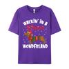 Spaziergang im Wiener Wunderland Lustige Dackel Weihnachts-T-Shirts Vintage Baumwoll-T-Shirts Geschenkidee Tops