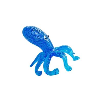Statua di Polipi Multicolore in Vetro Artigianale Decorazioni da Scrivania Accessori per Auto Regalo Pensato per Famiglia e Amici