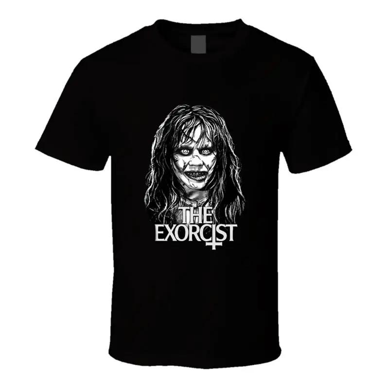Exorcist Ghost Horror Scary Dark Halloween Movie Fan T Shirt New