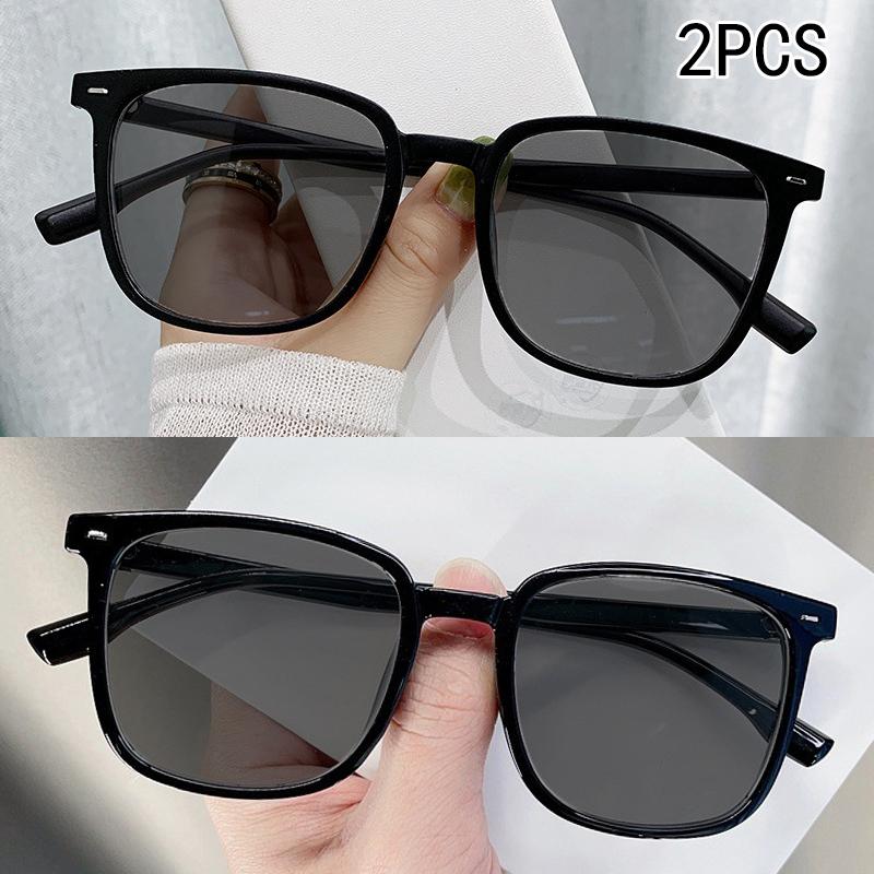 2PCS Sunglasses Myopia Glasses With Scale Sunglasses Summer Uv Prepared Myopia Glasses 9181